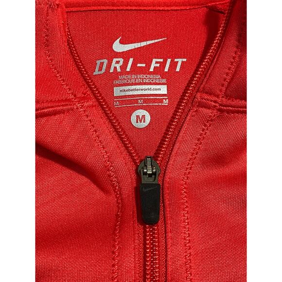 Ohio State University Nike Dri-Fit Jacket – Red – Adult Medium – Zip-Up - Picture 6 of 12